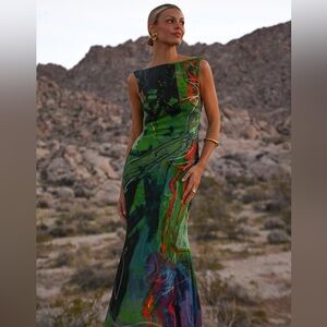 Yellow The Label Rhae Dress